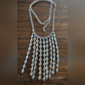 NWOT Premier Designs Silver Southwestern Style Necklace